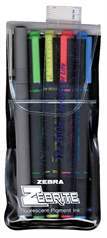 4 Piece Assorted Colors Jumbo Dry Highlighter Bible Markers with Sharpener