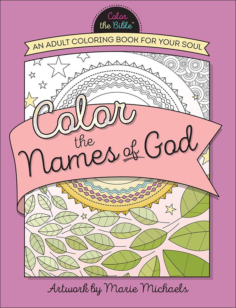 Colour The Names Of God Adult Coloring Book Marie Michaels Word Bookstore